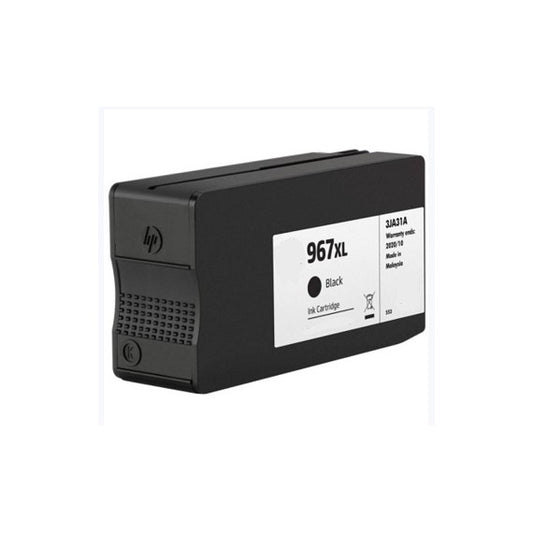 CARTUCCIA COMPATIBILE PER HP 967XL NERA 3JA31AE INK PIGMENTATO  PER HP OFFICEJET PRO 9020,9022,9023,9025,9026,9028 68ml 3000 PAG