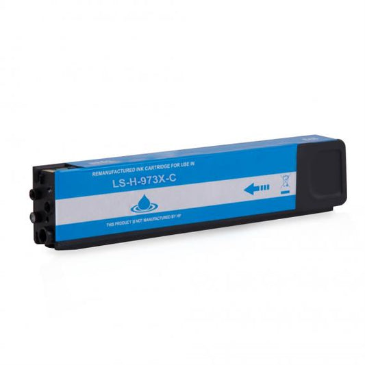 CARTUCCIA COMPATIBILE PER HP 973XLC CIANO  PER HP PRO 452dw,477dw,P57750dw,P55250dw F6T81AE 973XL 7.000 PAGINE