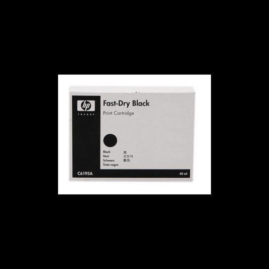 CARTUCCIA HP C6195A NERA ORIGINALE ASCIUGATURA RAPIDA PER Thermal InkJet 2.5, HP TIJ 2.5 CAPACITA' 42ml FAST DRY INK