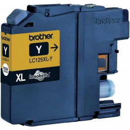 CARTUCCIA LC 125 GIALLO COMPATIBILE PER BROTHER DCP-J4110W,MFC-J4410,J4510,J4610,J4710D LC125 capacità 1.200 pagine