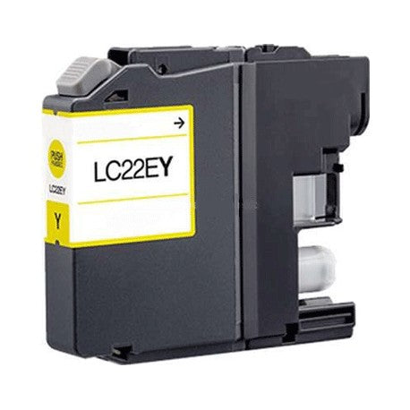 CARTUCCIA LC-22EY GIALLA COMPATIBILE PER BROTHER MFC-J5920DW LC22E 16ML 1.200 PAGINE