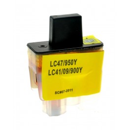 CARTUCCIA LC 900 GIALLO COMPATIBILE PER BROTHER DCP 110 , 117 LC900 LC41 ALTA CAPACITA 19ML