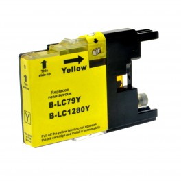 Cartuccia LC1280XL giallo LC1240XL LC1220XL compatibile per Brother J6510DW,J6910DW capacità 18.5ml