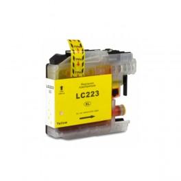 CARTUCCIA LC223 GIALLA COMPATIBILE PER BROTHER J4620 J4625 J5625 J4120 J5320 J5720 LC 223 CAPACITA 10ML