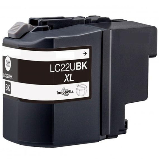 CARTUCCIA LC22U BK NERA COMPATIBILE PER BROTHER MFC-J985DW DCP-J785DW LC-22UXL 50ML 2.400 PAGINE