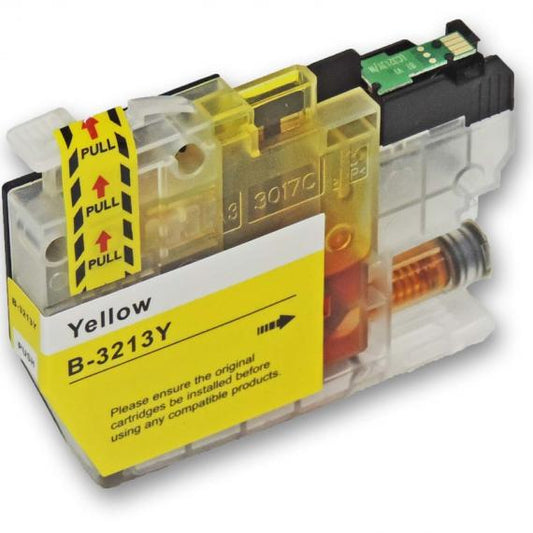 CARTUCCIA LC3213Y GIALLO COMPATIBILE PER BROTHER DCP J772DW, J774DW, MFC J890DN, J890DW, J890DWN, J895DW LC-3213 10ml