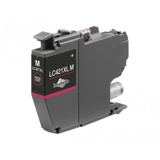 CARTUCCIA LC421XLM MAGENTA COMPATIBILE PER BROTHER DCP-J1050DW,J1140DW,MFC-J1010DW,J1800 LC-421XL CAPACITA' 500 PAGINE