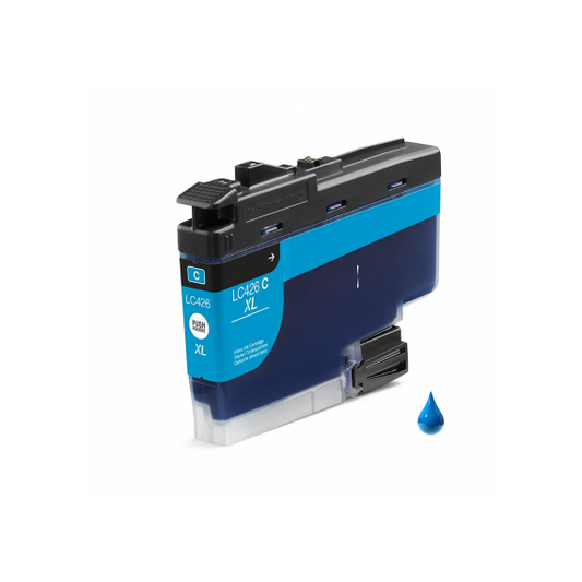 CARTUCCIA LC426XLC CIANO COMPATIBILE PER BROTHER MFC J4340DW,MFC J4540DW,MFC J4540DWXL LC-426XL CAPACITA' 3.000 PAGINE