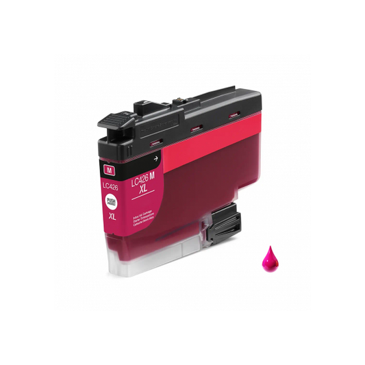 CARTUCCIA LC426XLM MAGENTA COMPATIBILE PER BROTHER MFC J4340DW,MFC J4540DW,MFC J4540DWXL LC-426XL CAPACITA' 3.000 PAGINE