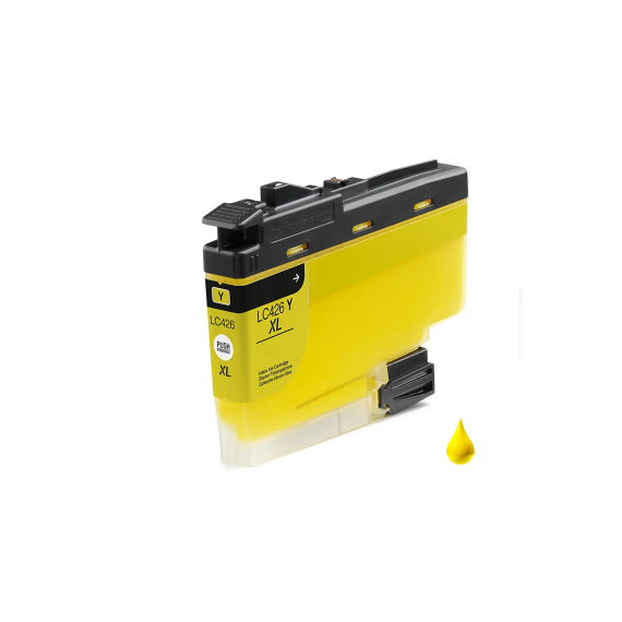CARTUCCIA LC426XLY GIALLA COMPATIBILE PER BROTHER MFC J4340DW,MFC J4540DW,MFC J4540DWXL LC-426XL CAPACITA' 3.000 PAGINE