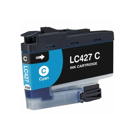 CARTUCCIA LC427C CIANO COMPATIBILE PER BROTHER HL J6010DW,MFC J5955DW,J6955,J6957,J6959 LC-427 CAPACITA' 1.500 PAGINE