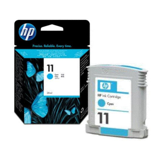 CARTUCCIA ORIGINALE HP 11 CIANO C4836A PER HP Business Jet 10001100D1200D 11C CAPACITA 28ML