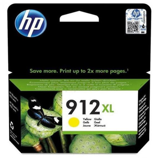 CARTUCCIA ORIGINALE HP 912XL GIALLA 3YL83AE PER HP OFFICEJET 8012,8014,8015, PRO 8022,8024,8025,8035 CAPACITA 825 PAGINE