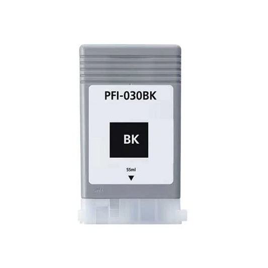 Cartuccia PFI-030BK nero pigmentato 3489C001 compatibile per Canon IMAGEPROGRAF TA-20,TA-30 PFI030 capacità 55ml