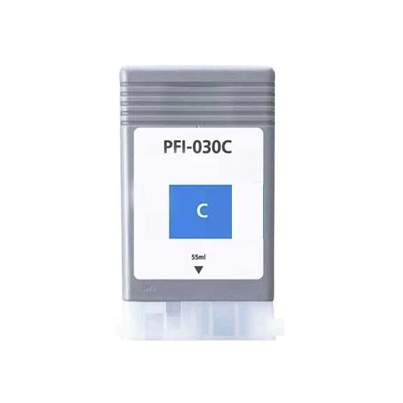 Cartuccia PFI-030C ciano pigmentato 3490C001 compatibile per Canon IMAGEPROGRAF TA-20,TA-30 PFI030 capacità 55ml