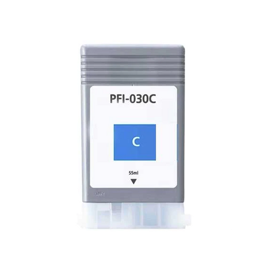 Cartuccia PFI-030C ciano pigmentato 3490C001 compatibile per Canon IMAGEPROGRAF TA-20,TA-30 PFI030 capacità 55ml