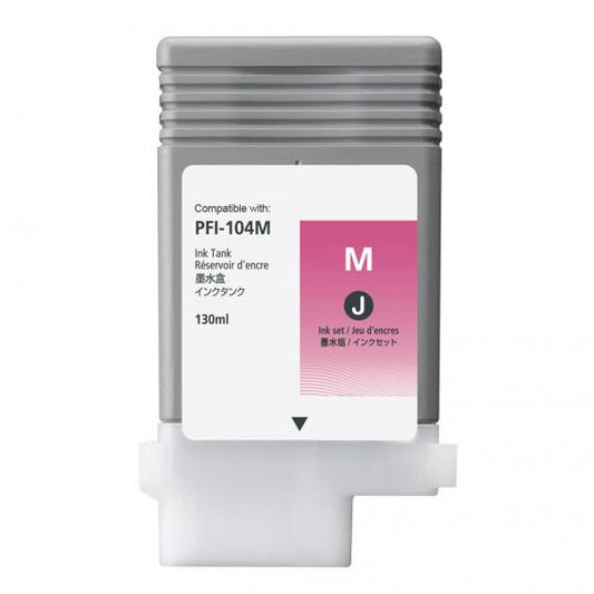 CARTUCCIA PFI-104M MAGENTA COMPATIBILE PER CANON IPF650,655,IPF750,755,760,765 3631B001 PFI104M 130ML