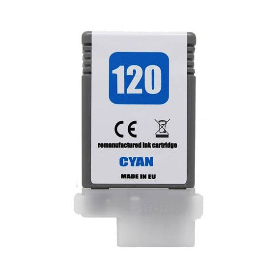 CARTUCCIA PFI-120C CIANO 2886C001 PIGMENTATO COMPATIBILE PER CANON imagePROGRAF TM-200,TM-205,TM-300,TM-305 PFI120 130ml