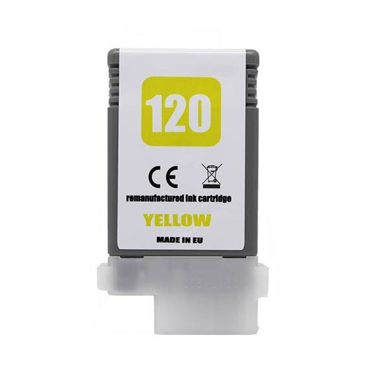 CARTUCCIA PFI-120Y GIALLA 2888C001 PIGMENTATO COMPATIBILE PER CANON imagePROGRAF TM-200,TM-205,TM-300,TM-305 PFI120 130ml