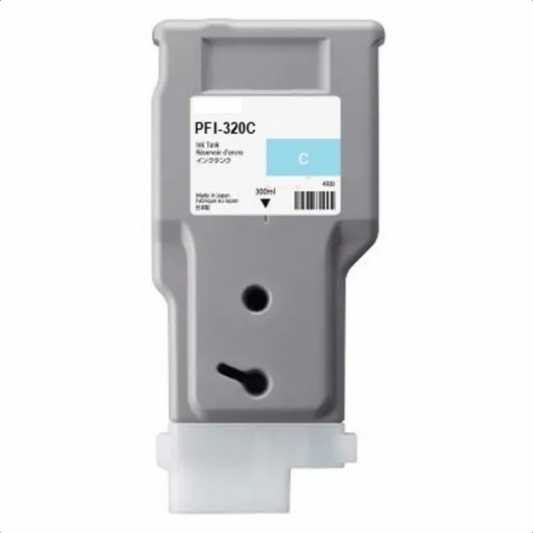 CARTUCCIA PFI-320C CIANO 2891C001 COMPATIBILE PER CANON imagePROGRAF TM-200,TM-205,TM-300,TM-305 PFI320 300ml