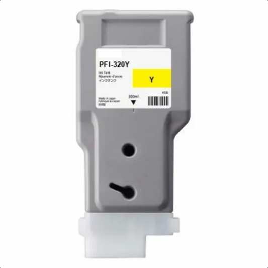 CARTUCCIA PFI-320Y GIALLO 2893C001 COMPATIBILE PER CANON imagePROGRAF TM-200,TM-205,TM-300,TM-305 PFI320 300ml
