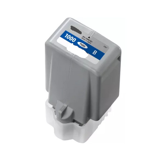 Cartuccia PFI1000B blue 0555C001 ink pigmentato compatibile per Canon imagePROGRAF PRO-1000 capacità 80ml