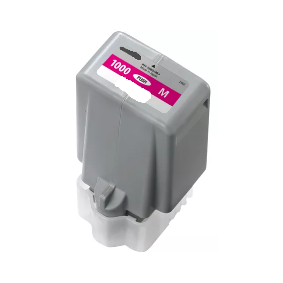 Cartuccia PFI1000M magenta 0548C001 ink pigmentato compatibile per Canon imagePROGRAF PRO-1000 capacità 80ml