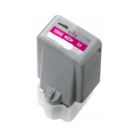 Cartuccia PFI1000M magenta 0548C001 ink pigmentato compatibile per Canon imagePROGRAF PRO-1000 capacità 80ml