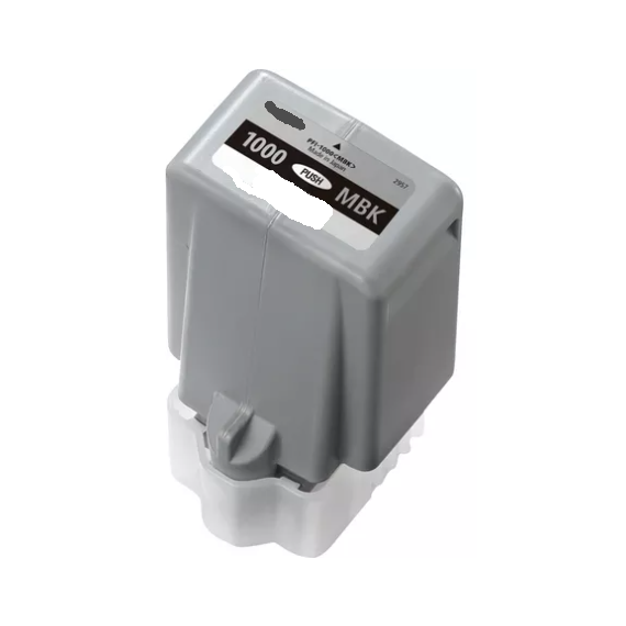 Cartuccia PFI1000MBK nero opaco 0545C001 ink pigmentato compatibile per Canon imagePROGRAF PRO-1000 capacità 80ml