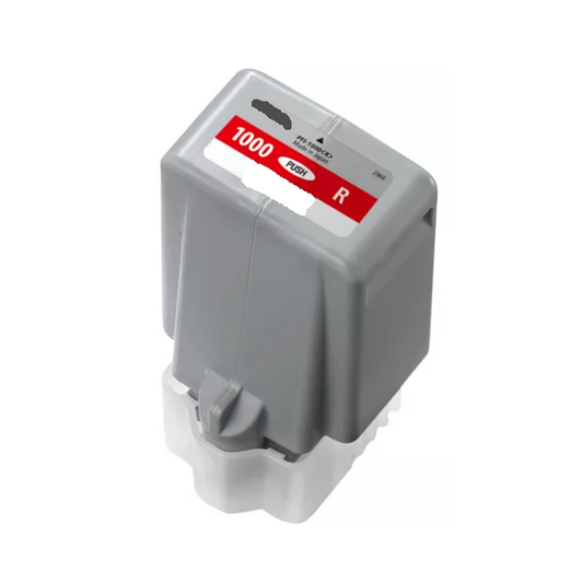 Cartuccia PFI1000R rosso 0554C001 ink pigmentato compatibile per Canon imagePROGRAF PRO-1000 capacità 80ml