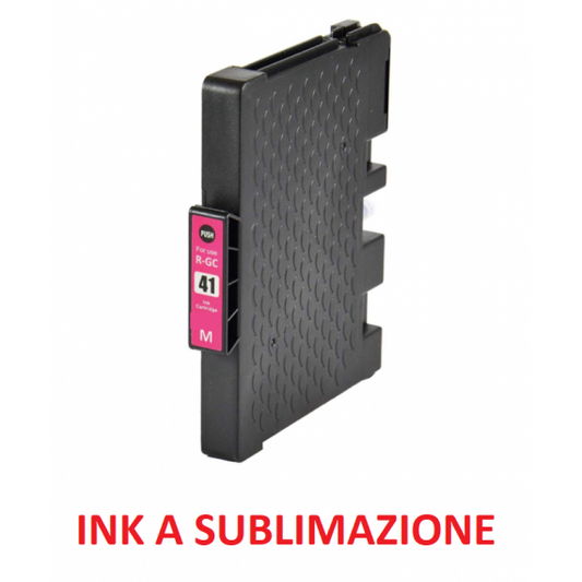 CARTUCCIA RICOH GC41M MAGENTA COMPATIBILE INK A SUBLIMAZIONE RICOH SG2100N,2110N,3110DNW,7100DN 405767-405763 GC-41 32ML