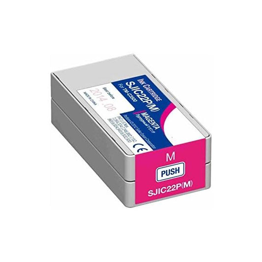 CARTUCCIA SJIC22PM MAGENTA C33S020603 INK PIGMENTATO COMPATIBILE PER EPSON COLORWORKS TM C3500 CAPACITA 32,5ml