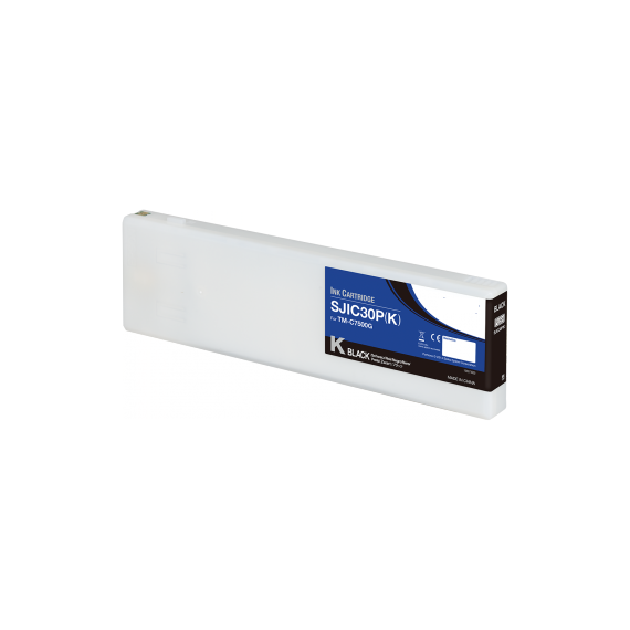 CARTUCCIA SJIC30PBK NERA C33S020639 INK PIGMENTATO COMPATIBILE PER EPSON COLORWORKS TM-C 7500G SJIC30 CAPACITA 295ml