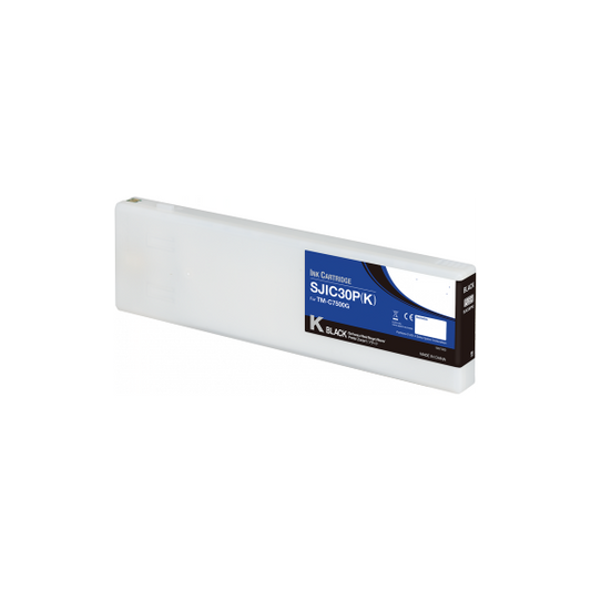 CARTUCCIA SJIC30PBK NERA C33S020639 INK PIGMENTATO COMPATIBILE PER EPSON COLORWORKS TM-C 7500G SJIC30 CAPACITA 295ml