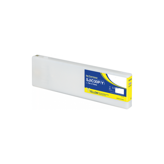 CARTUCCIA SJIC30PY GIALLO C33S020642 INK PIGMENTATO COMPATIBILE PER EPSON COLORWORKS TM-C 7500G SJIC30 CAPACITA 295ml