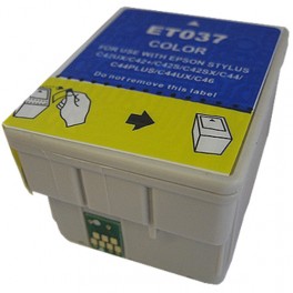 CARTUCCIA T037 COLORE COMPATIBILE PER EPSON STYLUS C 42UX, 42 PLUS, 44 PLUS, 46 CAPACITA 21ML