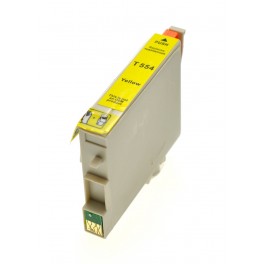 CARTUCCIA T0554 GIALLA COMPATIBILE PER EPSON Stylus Photo R240 RX420 RX520 CAPACITA 16ML