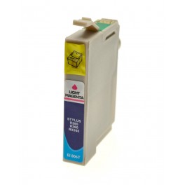 CARTUCCIA T0806 LIGHT MAGENTA COMPATIBILE PER EPSON R265,R285,R360,RX560,RX585,RX685,P50 CAPACITA 12ML