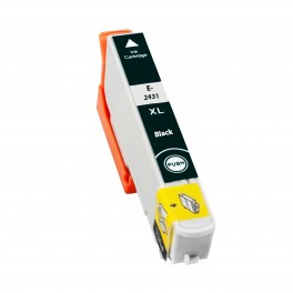 CARTUCCIA T2431 NERA COMPATIBILE CON CHIP PER EPSON XP750 XP850 XP860 XP950 XP55 24XL CAPACITA 15ML