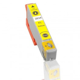 CARTUCCIA T2634 GIALLA COMPATIBILE CON CHIP PER Epson EXPRESSION PREMIUM XP600 XP605 XP700 XP800 26XL ALTA CAPACITA