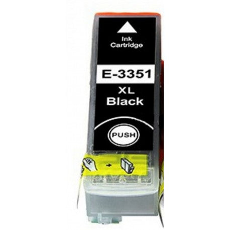 CARTUCCIA T3351 NERA COMPATIBILE  PER EPSON EXPRESSION PREMIUM XP530 XP630 XP635 XP830 3351XL 33XL CAPACITA 13ML