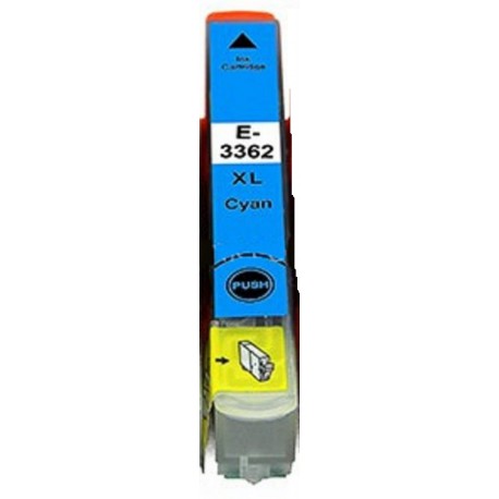 CARTUCCIA T3362 CIANO COMPATIBILE  PER EPSON EXPRESSION PREMIUM XP530 XP630 XP635 XP830 3362XL 33XL CAPACITA 9ML