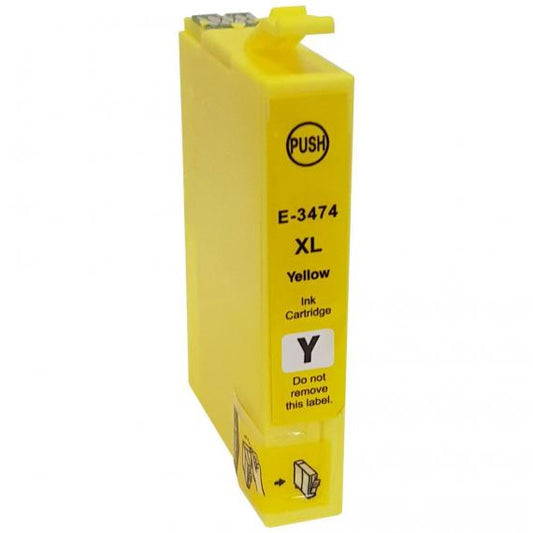 CARTUCCIA T3474 GIALLA COMPATIBILE PER EPSON WORKFORCE PRO WF3720DWF, WF3725DWF CAPACITA 12ML 950 PAGINE