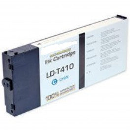 CARTUCCIA T410 C COMPATIBILE CIANO PER EPSON  Epson Stylus Pro 9000 Roland CJ400 Kodak PRO LFP 3038 C13T410011 T 410 220ML