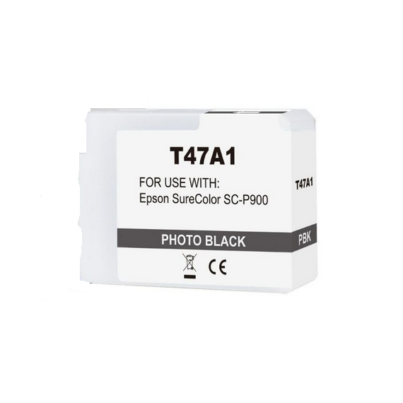 Cartuccia T47A1 nero photo C13T47A100 ink pigmentato compatibile per Epson SureColor SC-P900 capacità 50ml