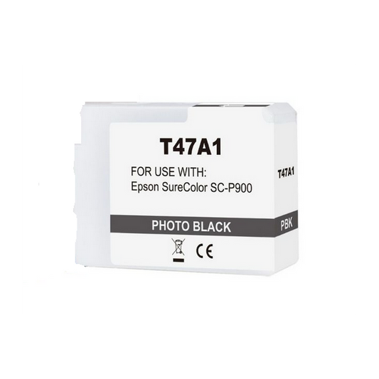 Cartuccia T47A1 nero photo C13T47A100 ink pigmentato compatibile per Epson SureColor SC-P900 capacità 50ml