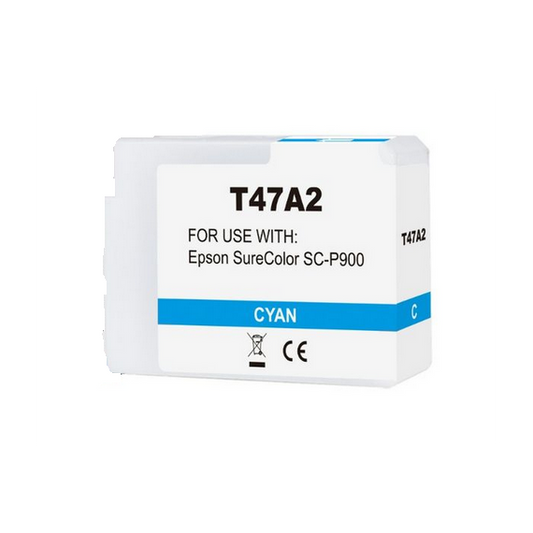 Cartuccia T47A2 ciano C13T47A200 ink pigmentato compatibile per Epson SureColor SC-P900 capacità 50ml