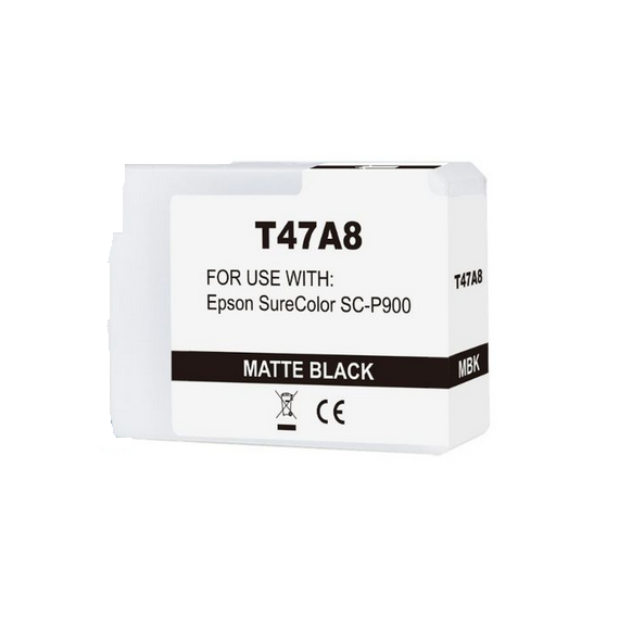 Cartuccia T47A8 nero opaco C13T47A800 ink pigmentato compatibile per Epson SureColor SC-P900 capacità 50ml