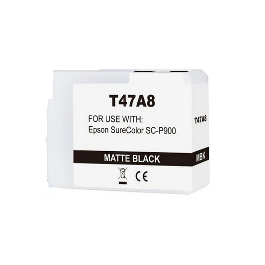 Cartuccia T47A8 nero opaco C13T47A800 ink pigmentato compatibile per Epson SureColor SC-P900 capacità 50ml