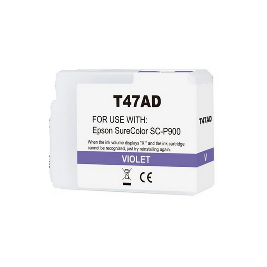Cartuccia T47AD viola C13T47AD00 ink pigmentato compatibile per Epson SureColor SC-P900 capacità 50ml